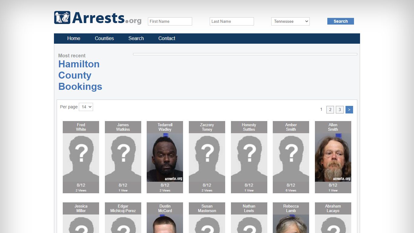 Hamilton County Arrests and Inmate Search